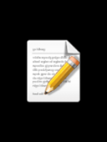 An icon featuring a pencil lying diagonally across a text document, symbolizing our promise of upfront pricing at Wilk's Junk Service.